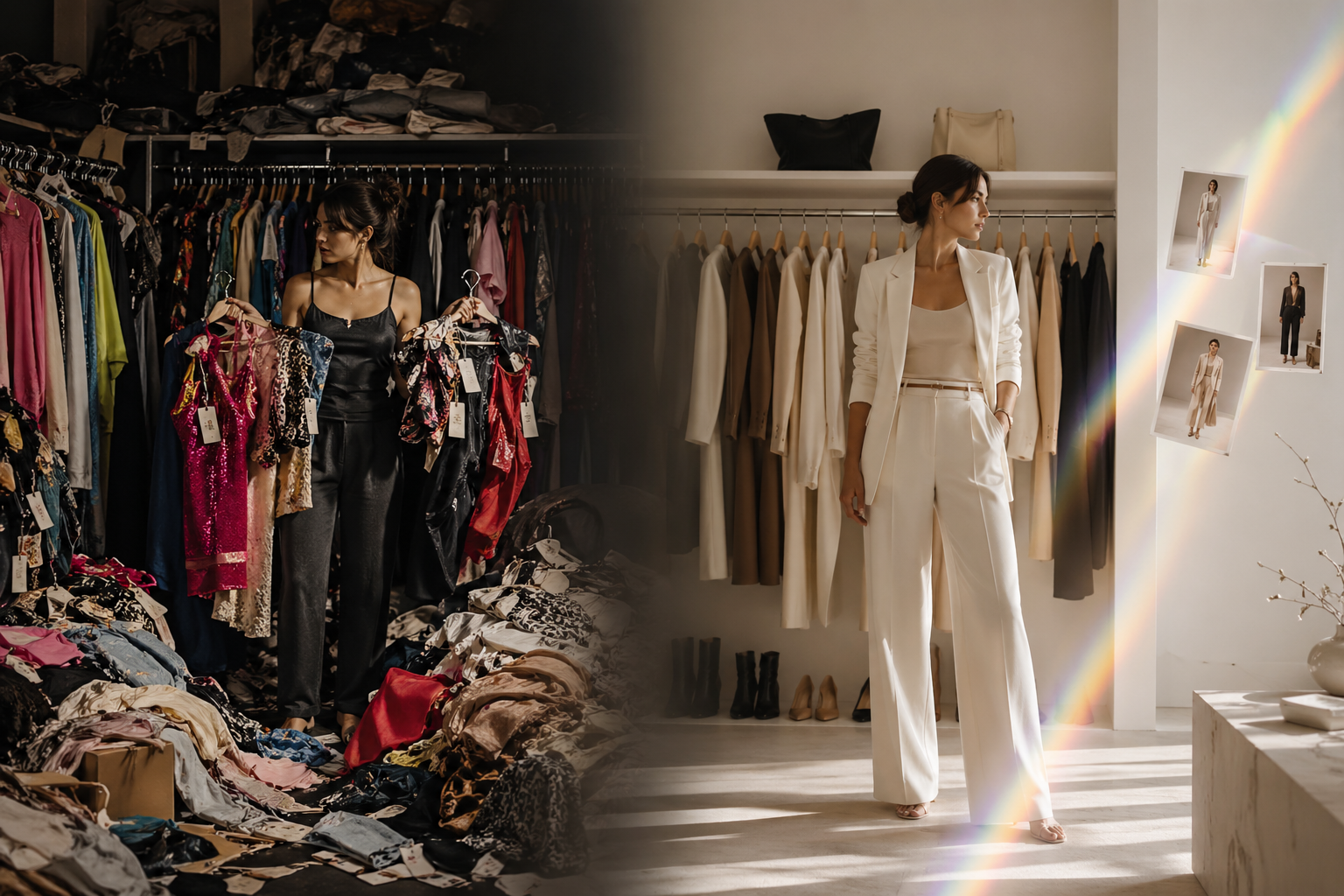 Well-curated wardrobe — the foundation of outfit yield