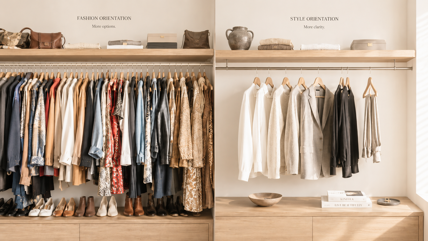 Fashion orientation vs style orientation — two different approaches to getting dressed